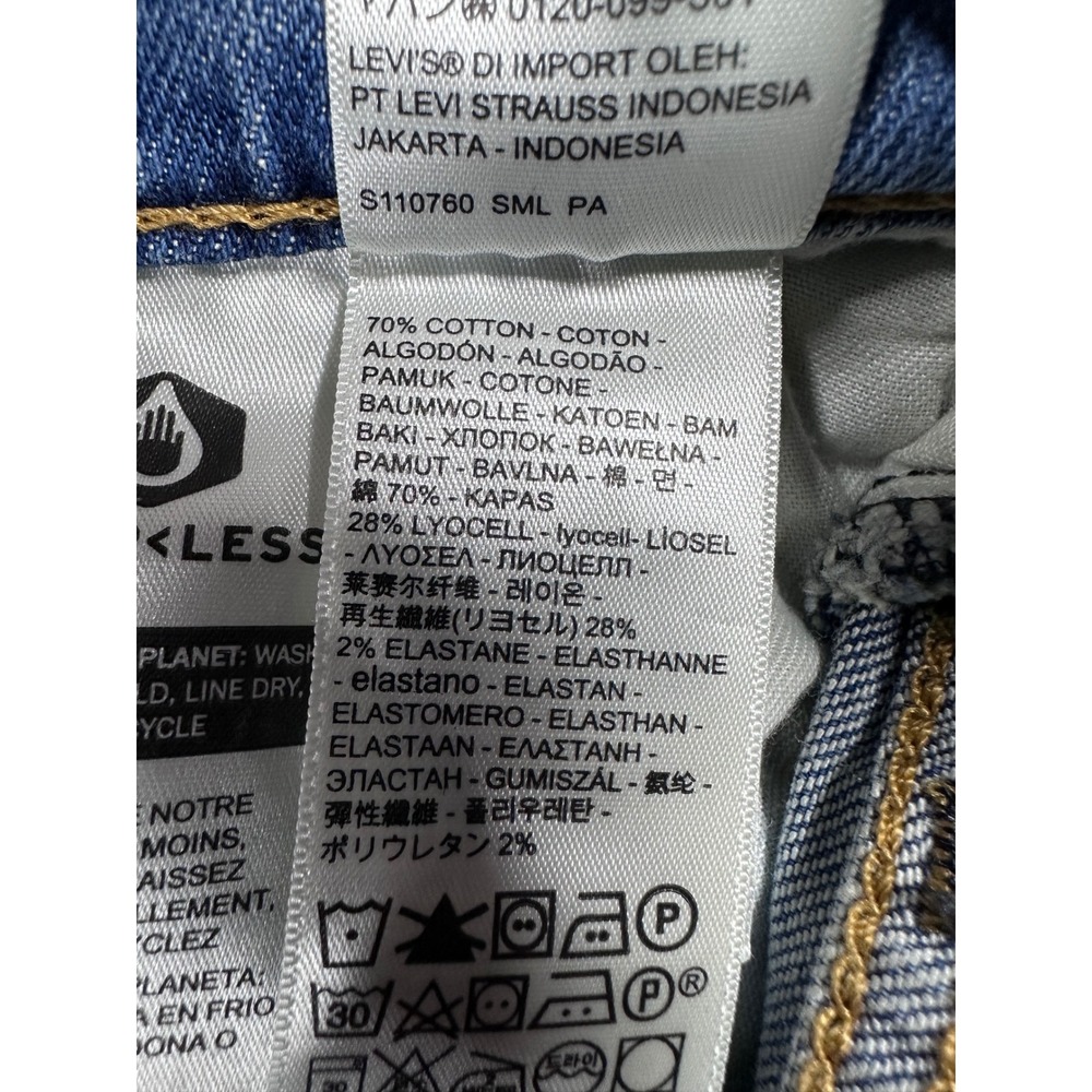 Levis 513 Slim Straight Jeans Mens 31x32 Blue Flex Stretch 08513-0933 NWT - Picture 7 of 11